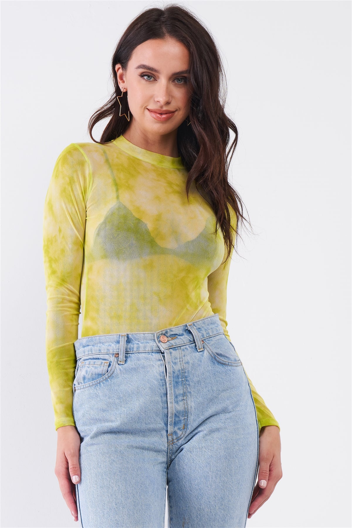 Neon Green Sexy Bodysuit