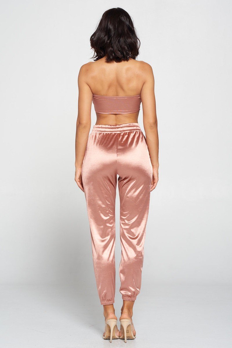 2-Piece Satin Set