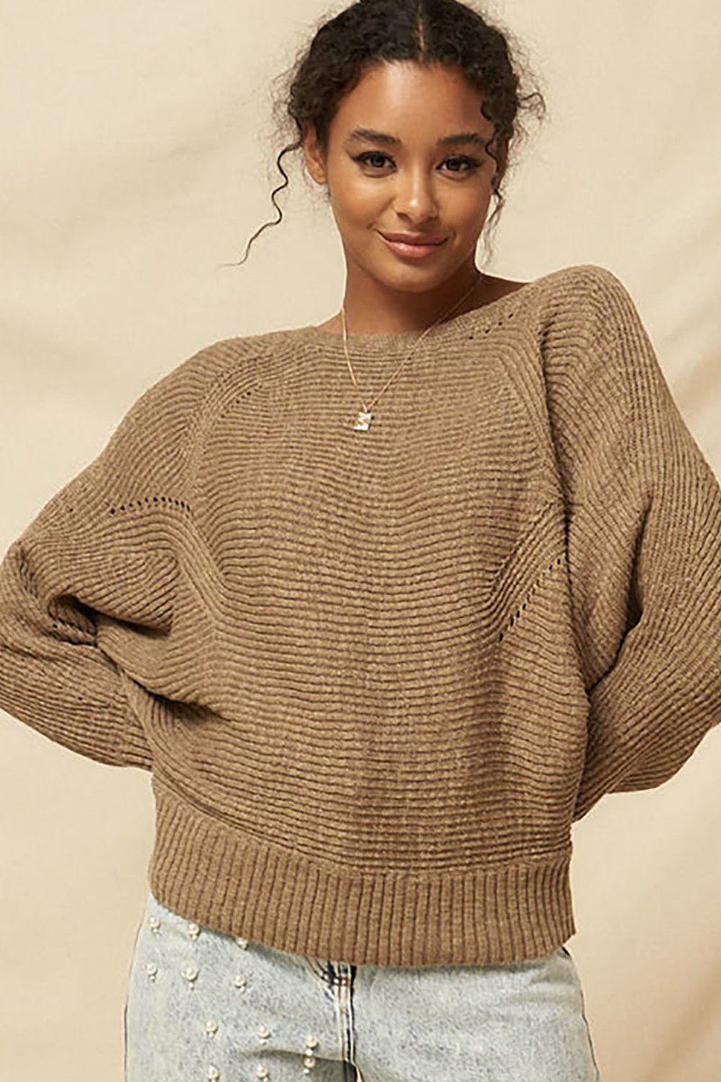 Ribbed Knit Sweater