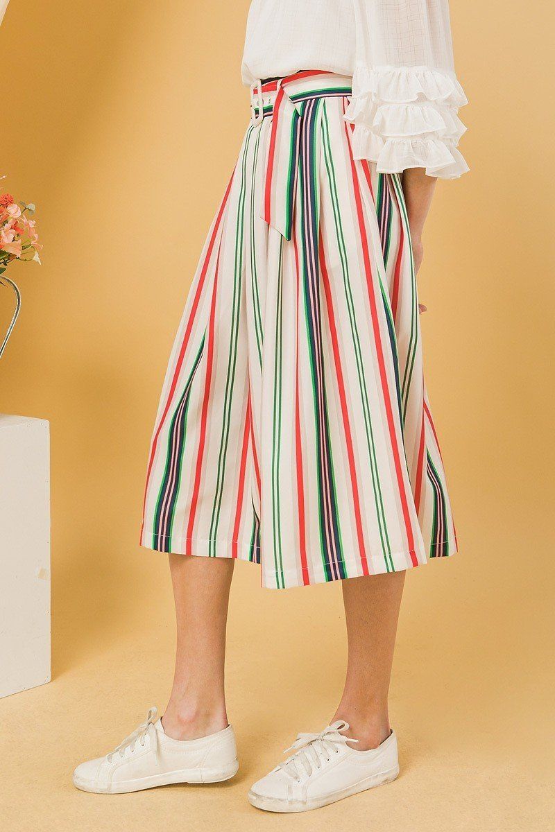 Woven Midi Skirt