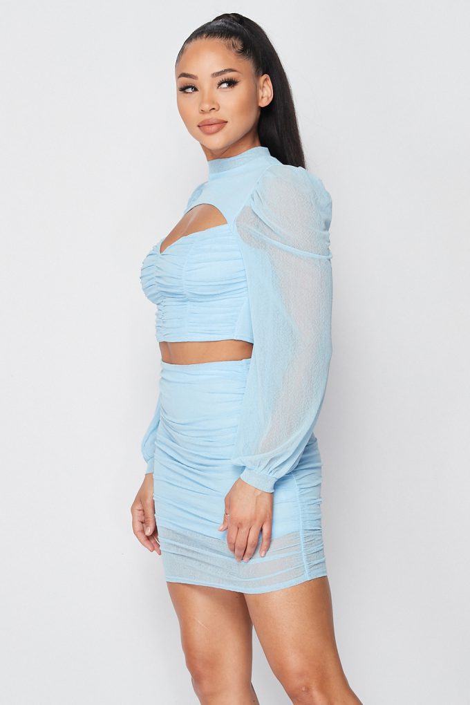 2-Piece Sheer Cutout Set