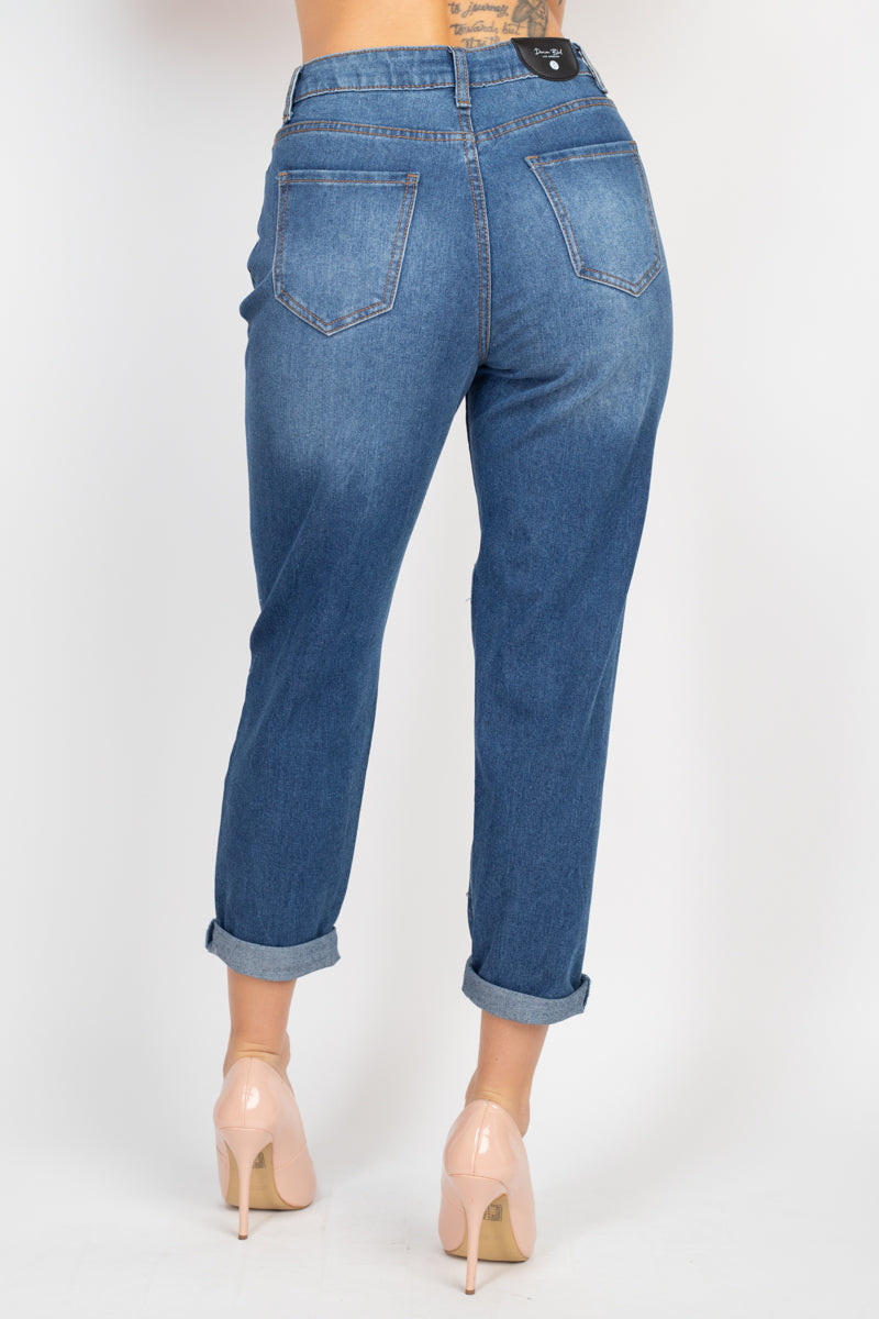 Rhinestone Denim Jeans