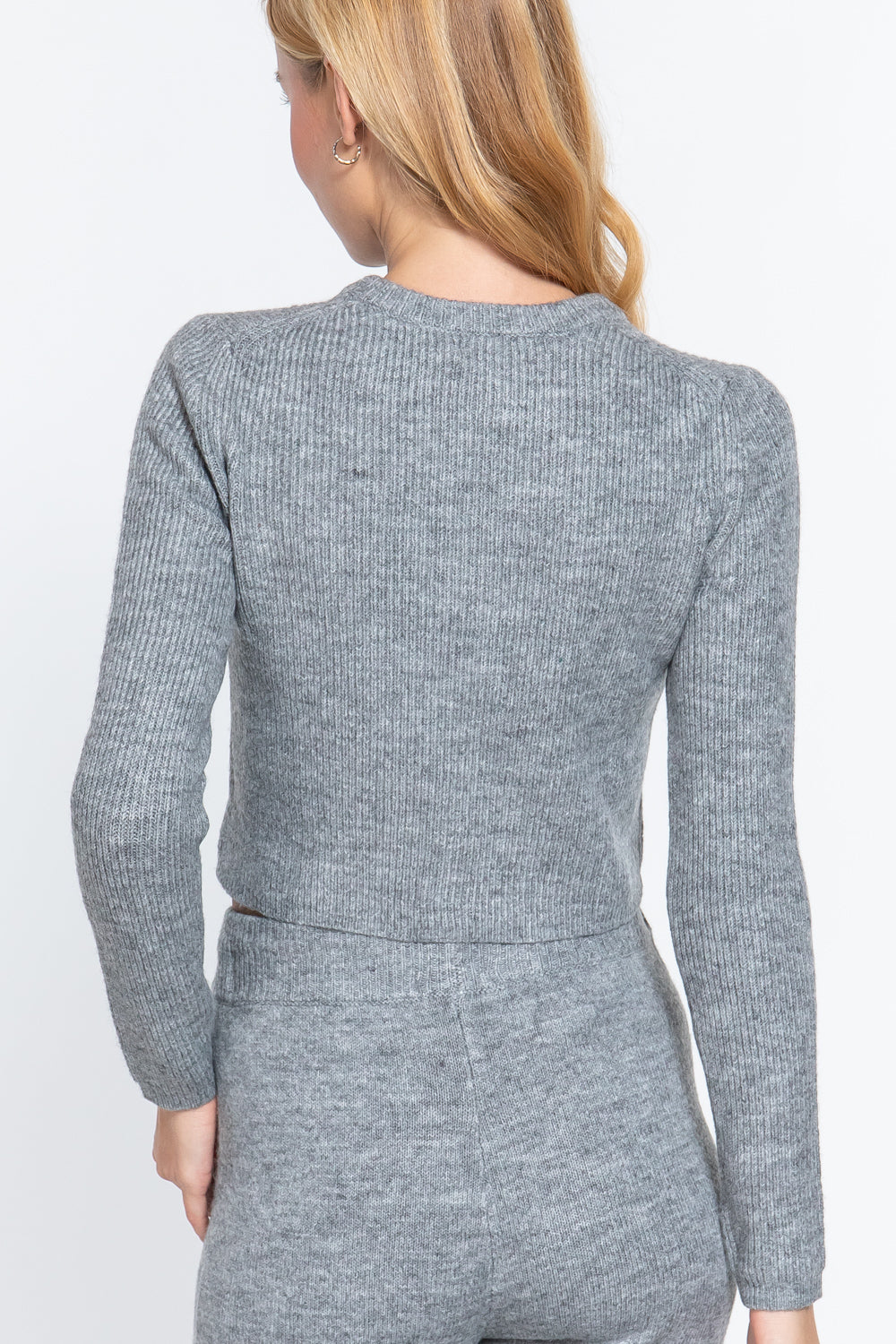 Crew Neck Sweater Top
