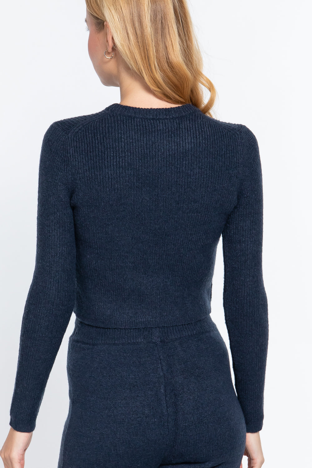 Crew Neck Sweater Top