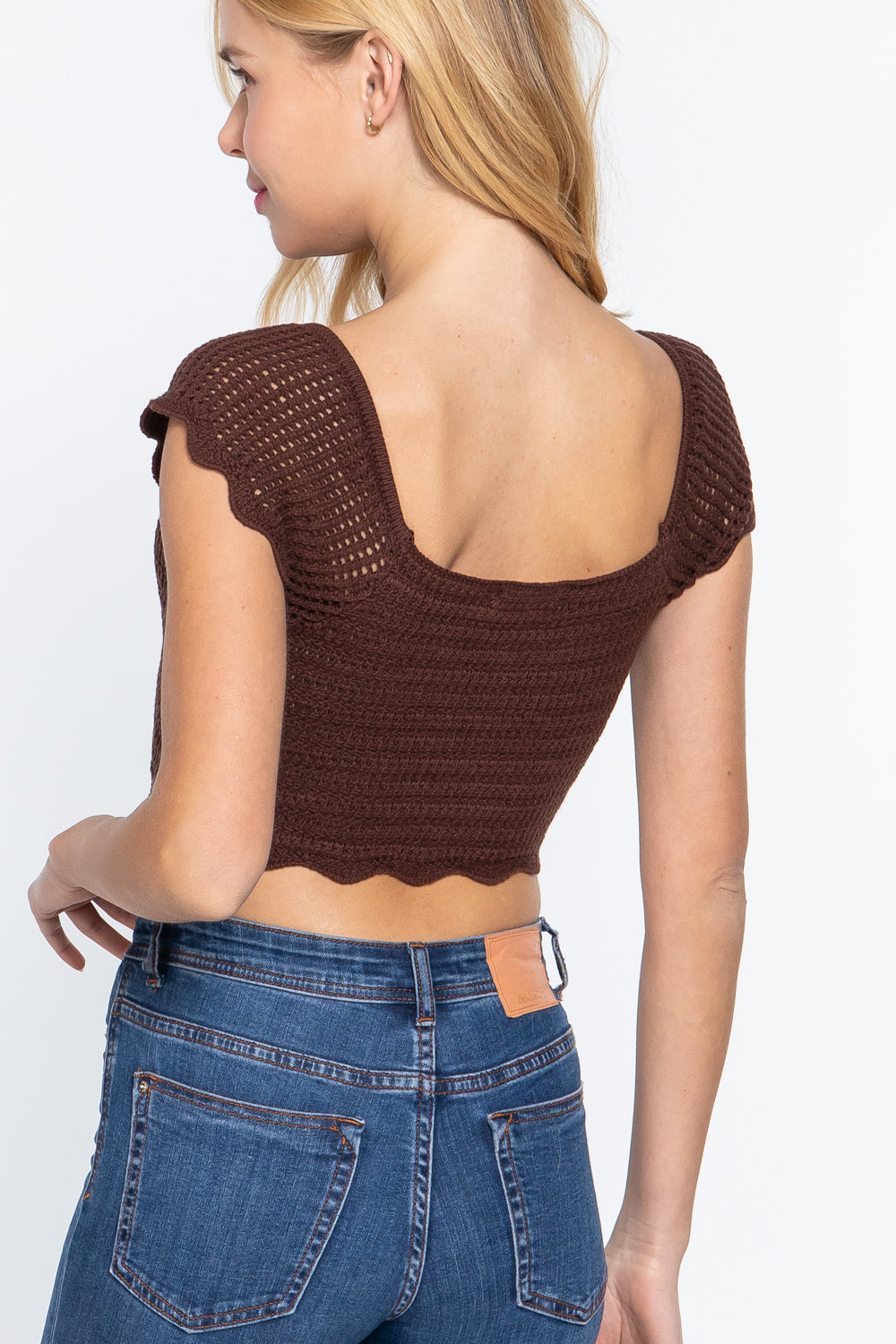 Crochet Chic Knot Crop Top