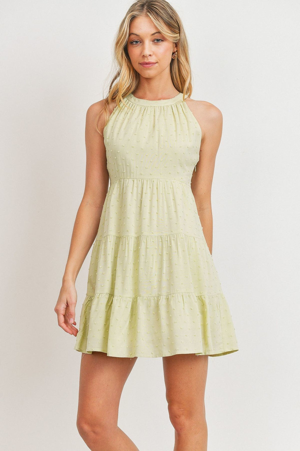Dotted Swiss Mini Dress