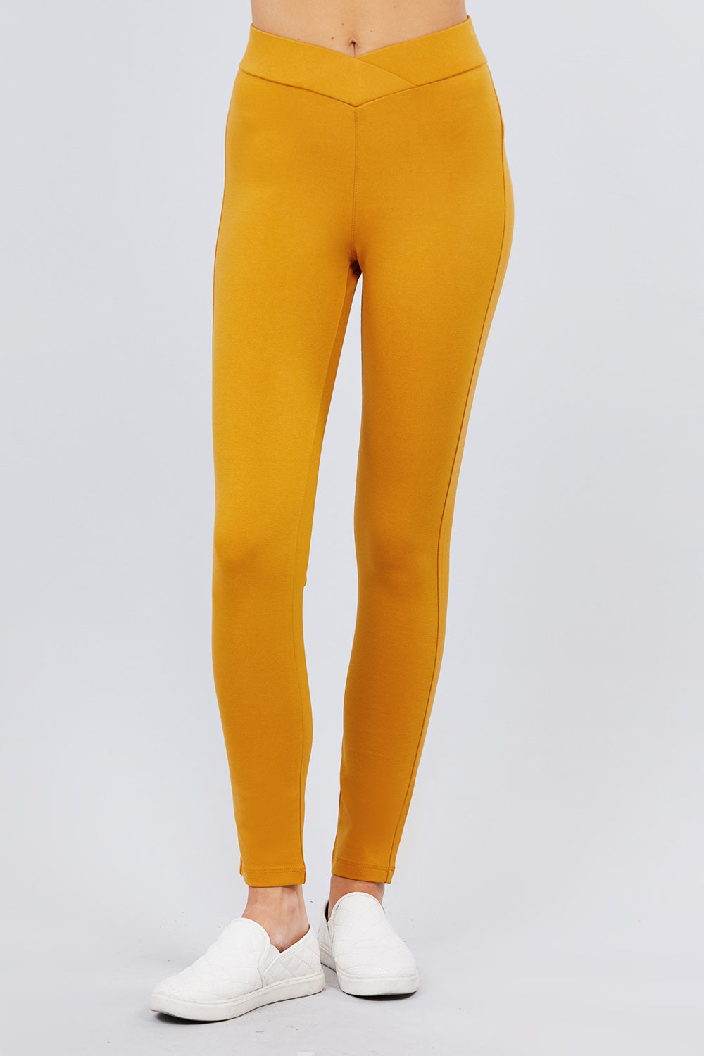 Mid Rise Ponte Pants