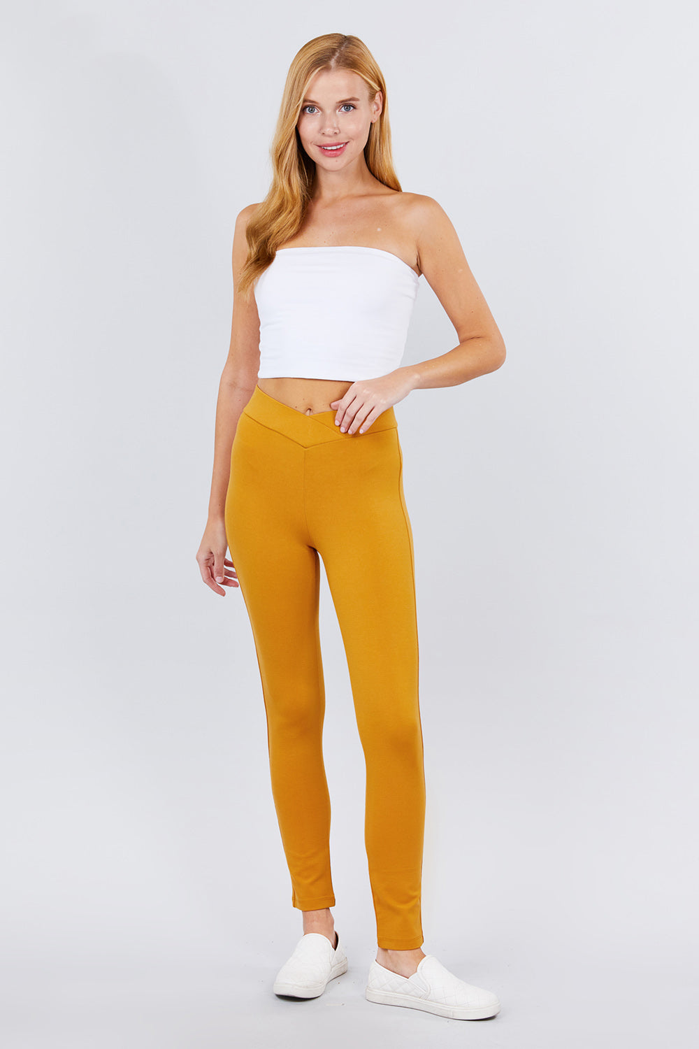 Mid Rise Ponte Pants