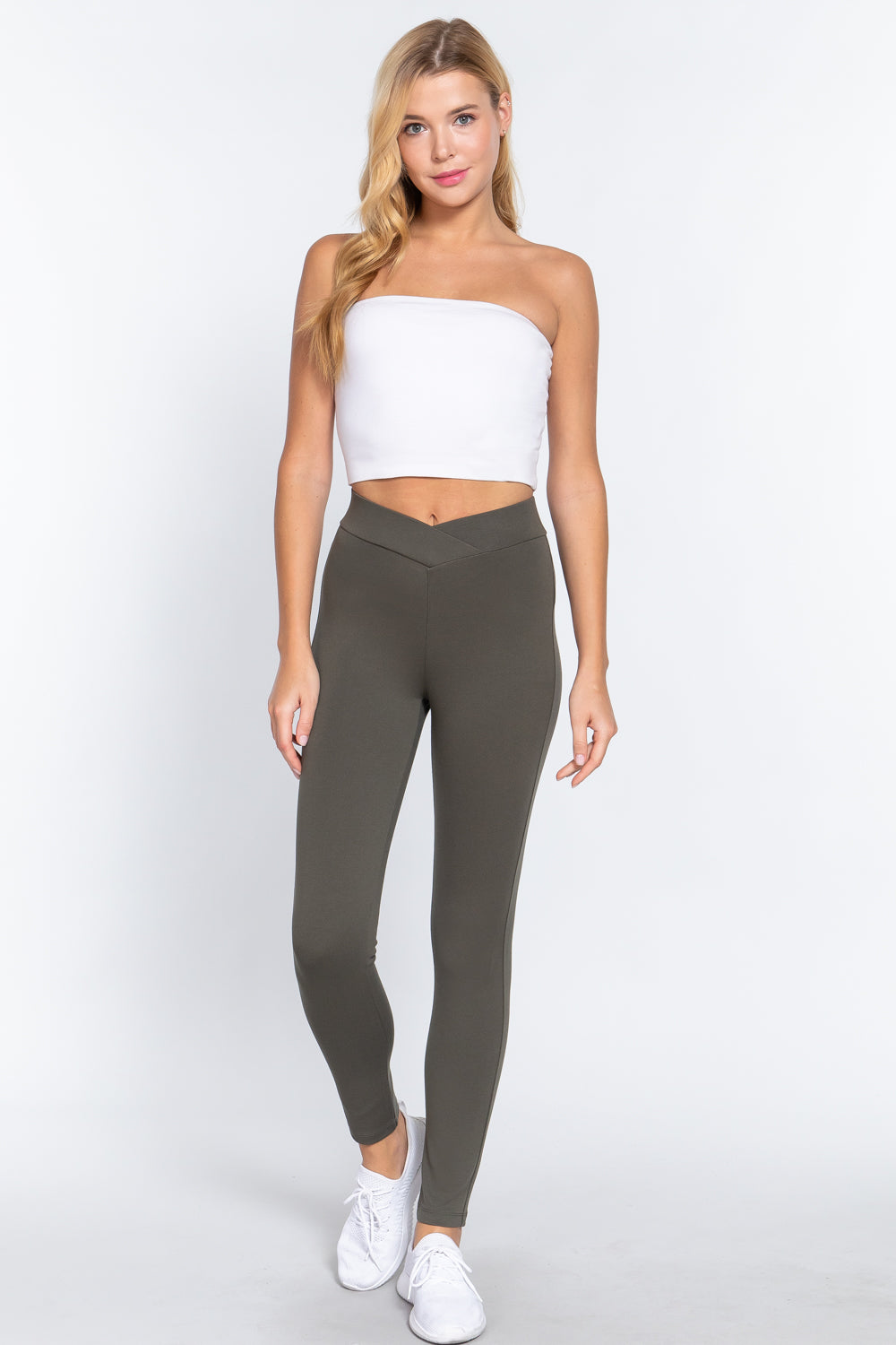 Mid Rise Ponte Pants