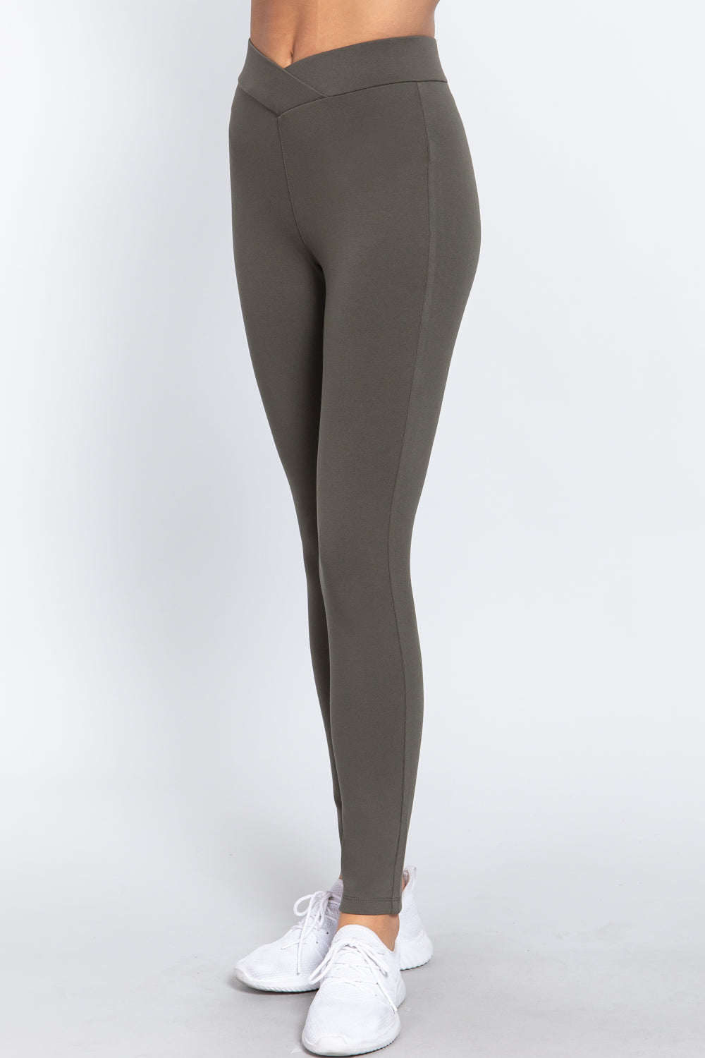 Mid Rise Ponte Pants