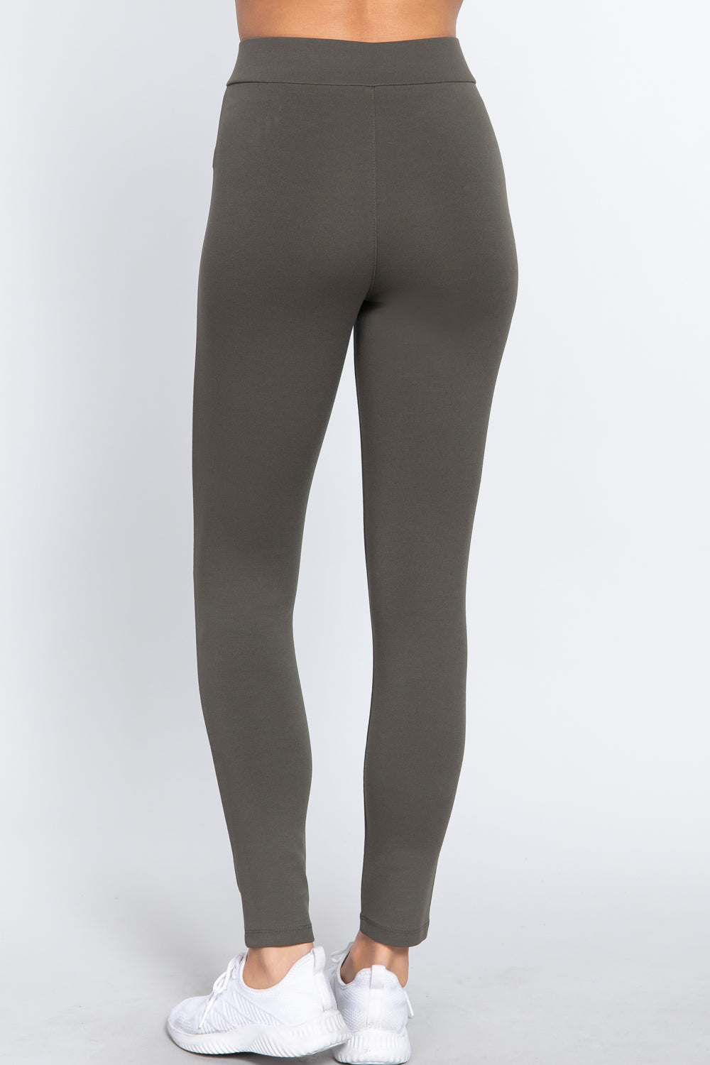 Mid Rise Ponte Pants