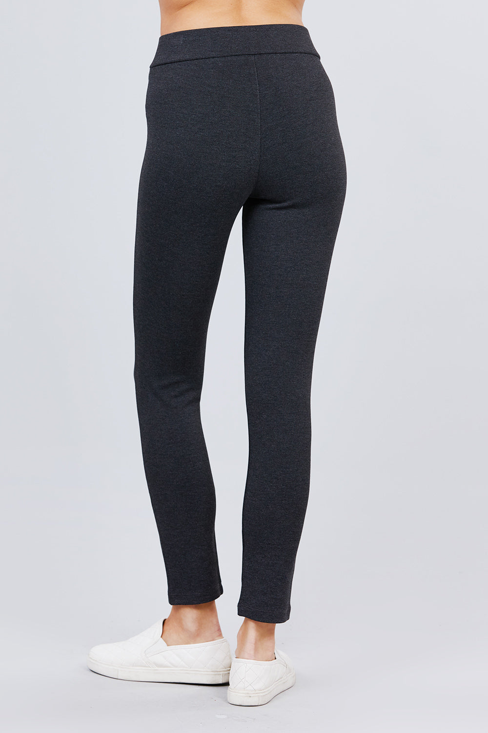 Mid Rise Ponte Pants
