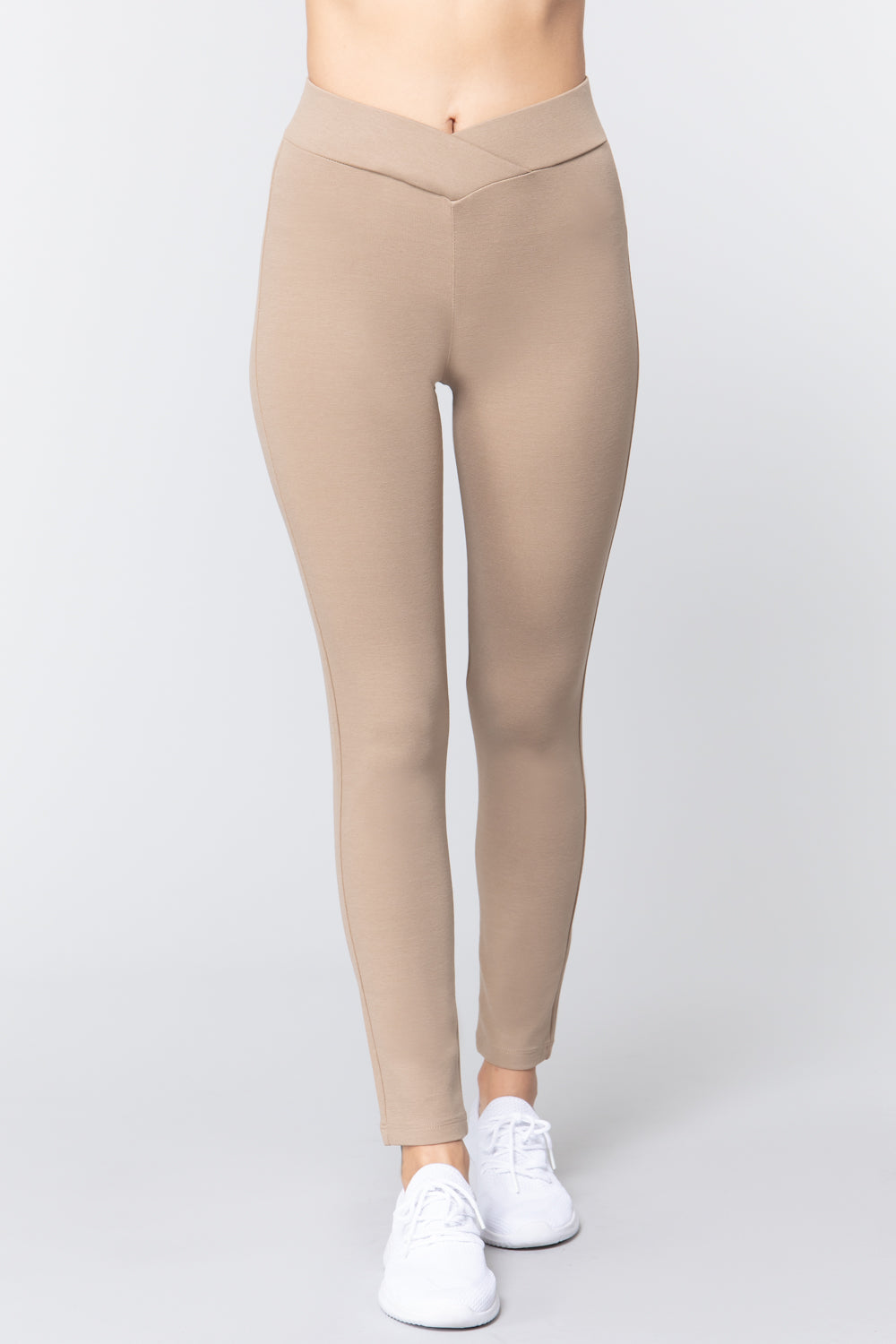 Mid Rise Ponte Pants