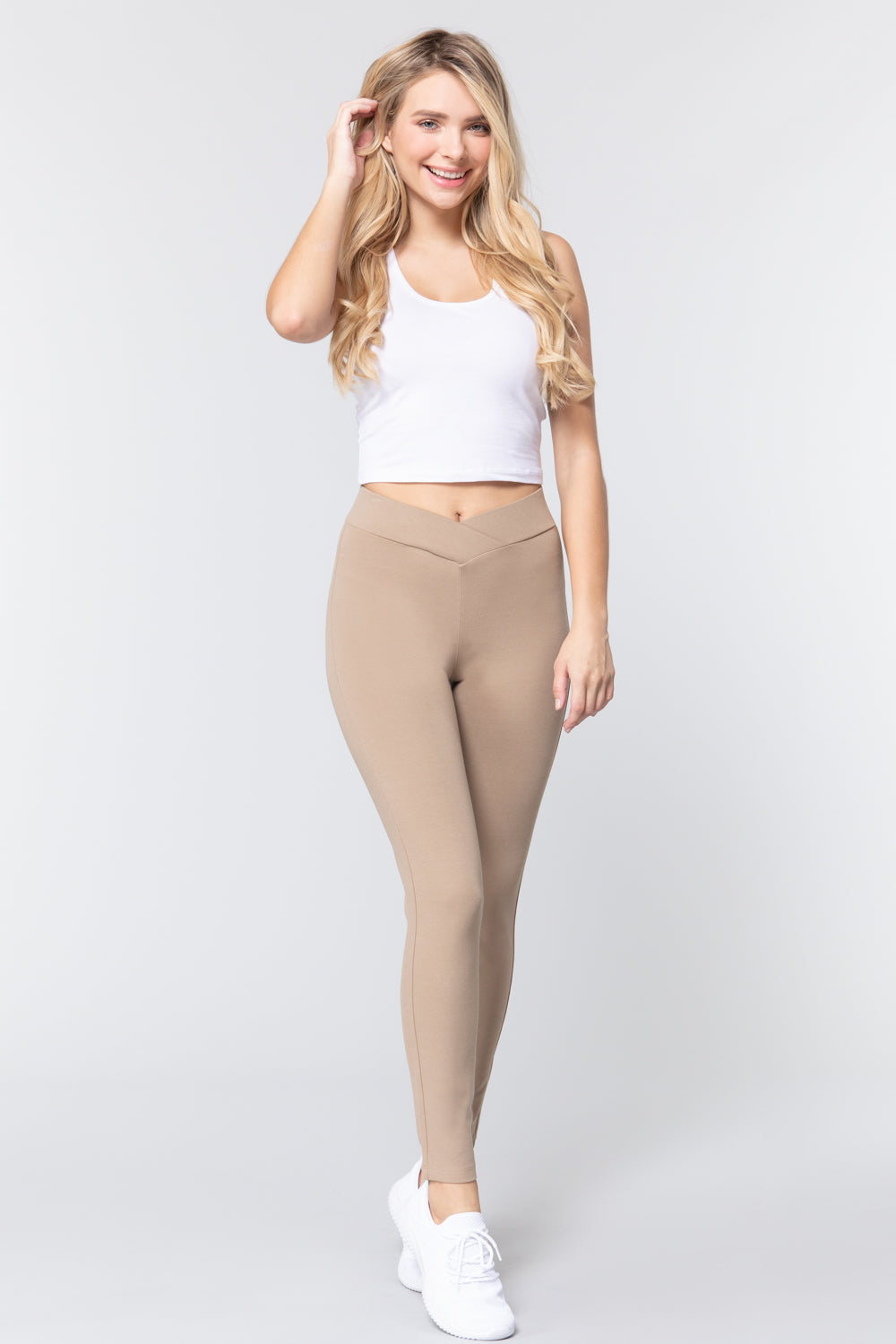 Mid Rise Ponte Pants