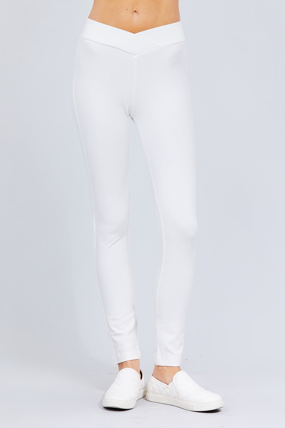 Mid Rise Ponte Pants