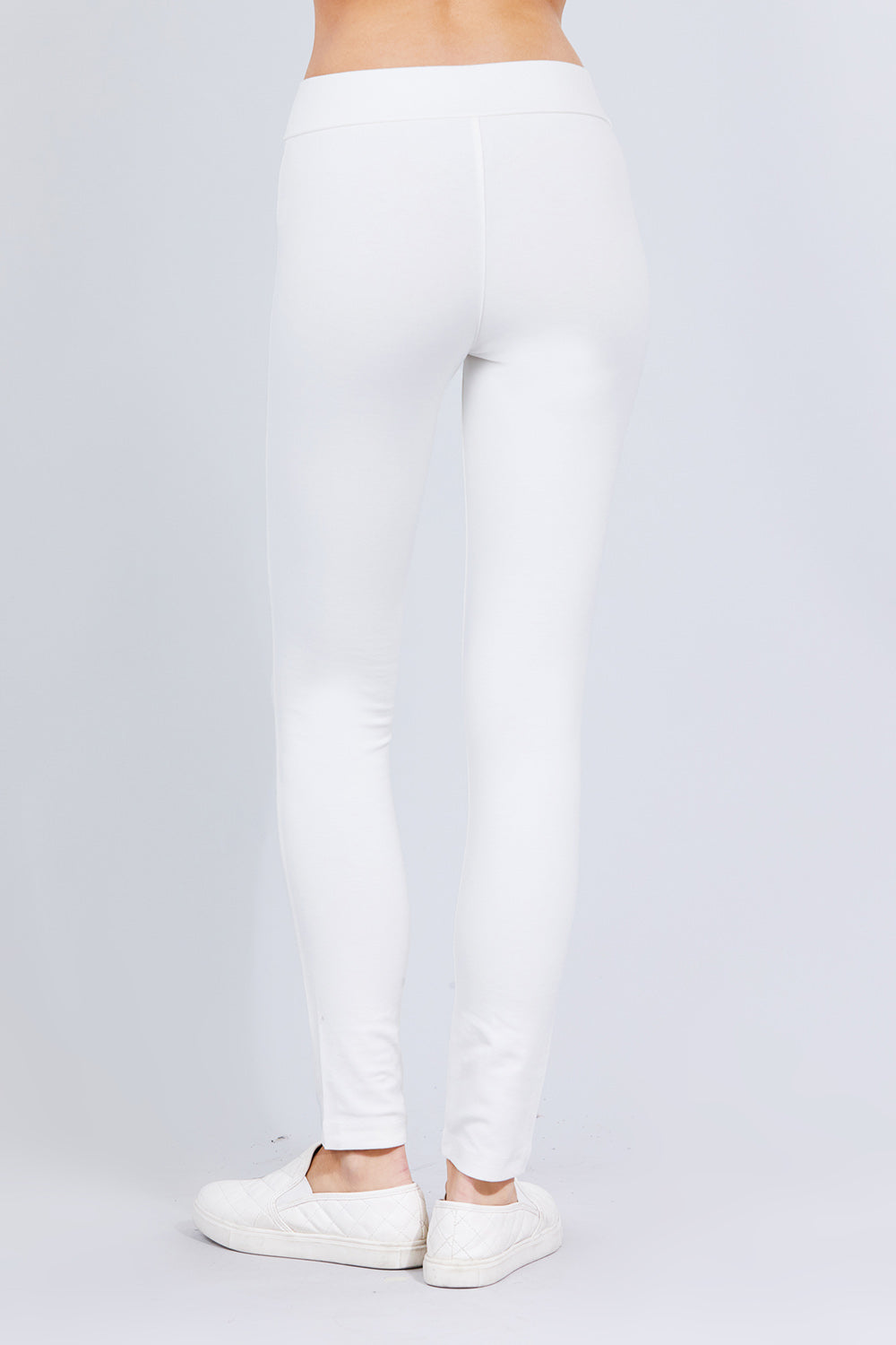 Mid Rise Ponte Pants