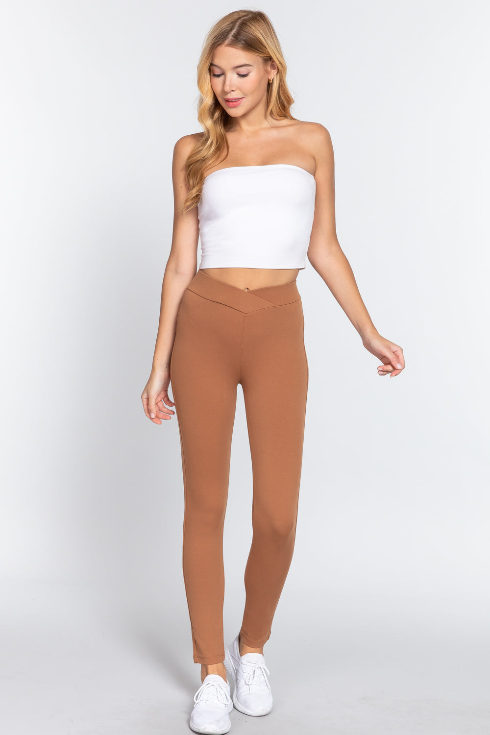 Mid Rise Ponte Pants