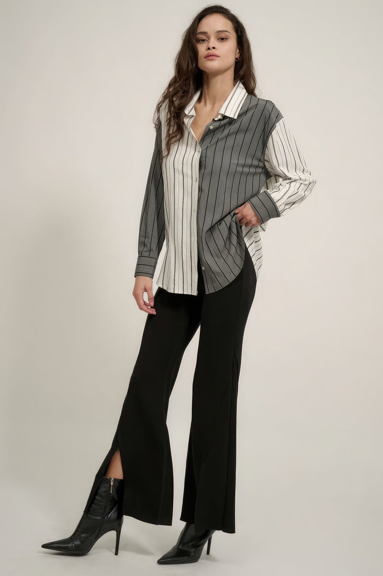 Expose Seam Flare Pants