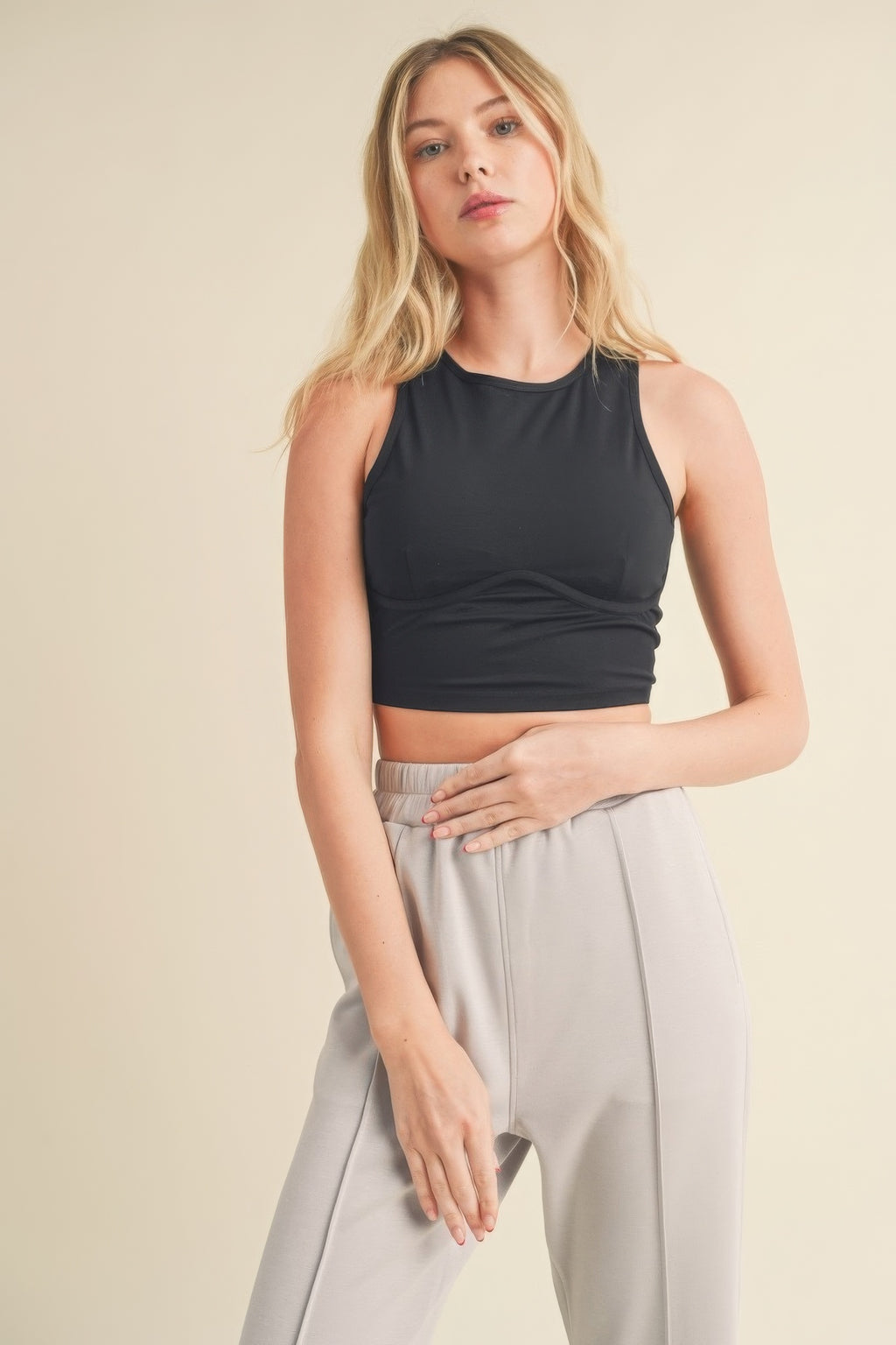 Corset Crop Tank Top