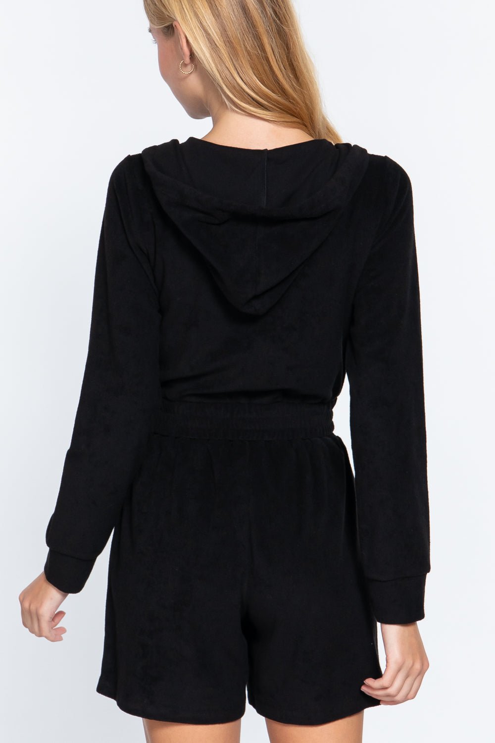 Hoodie Terry Towelling Jacket - Cherry Angel
