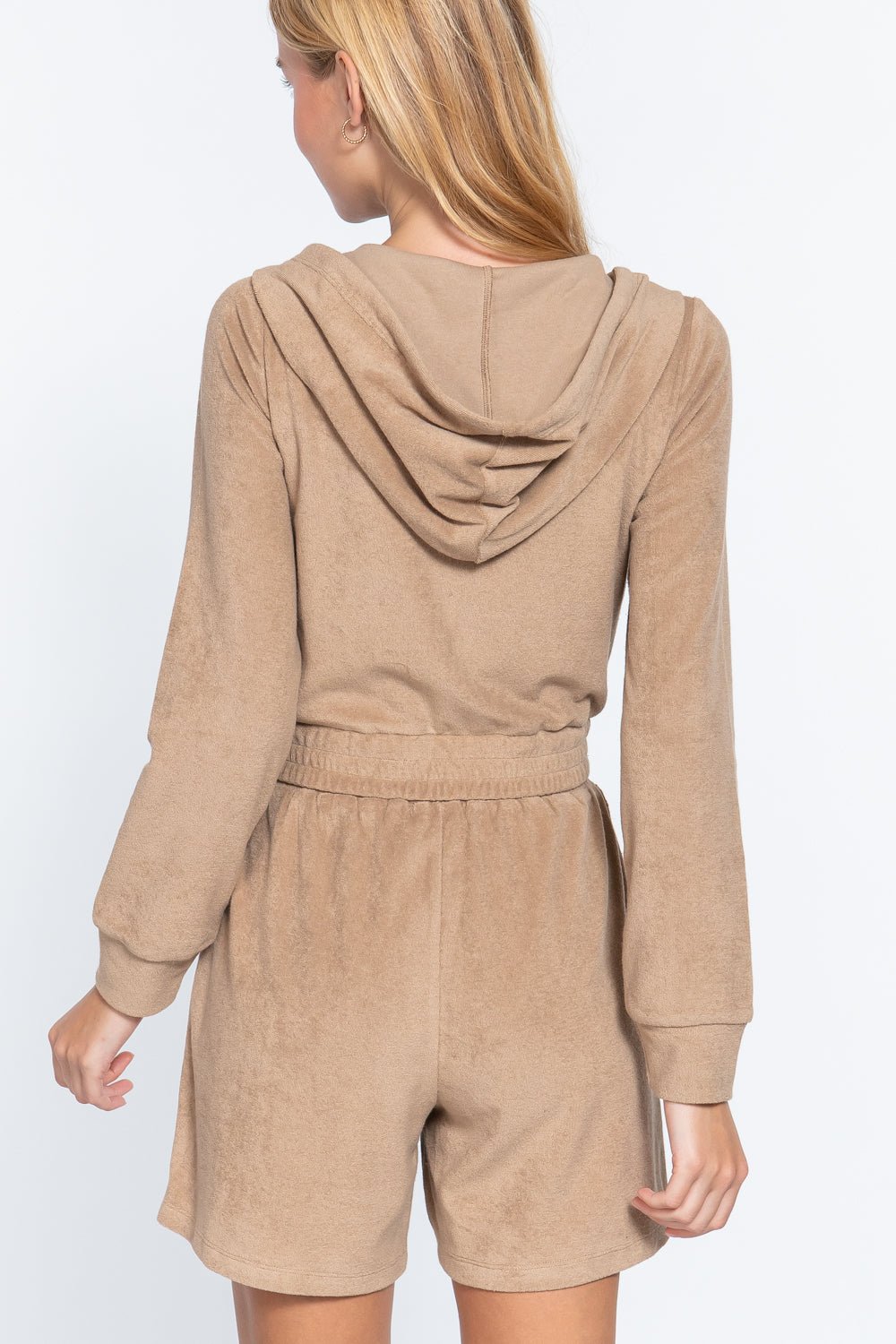 Hoodie Terry Towelling Jacket - Cherry Angel
